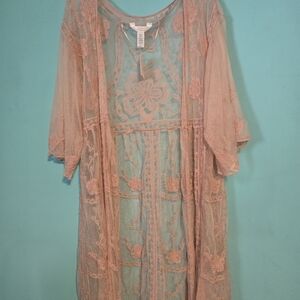 NWT Lauren Conrad Lace Overlay